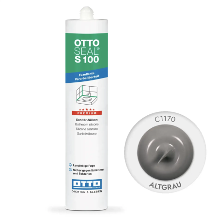 Силиконовый герметик OttoSeal S100 С1170 altgrau (Starlike evo 115) (S100C1170)