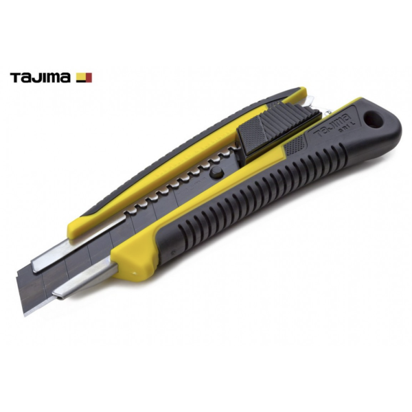 Нож строительный TAJIMA LC560B с выдвижным сегментным 18мм (1101-0214)(DC560YB)