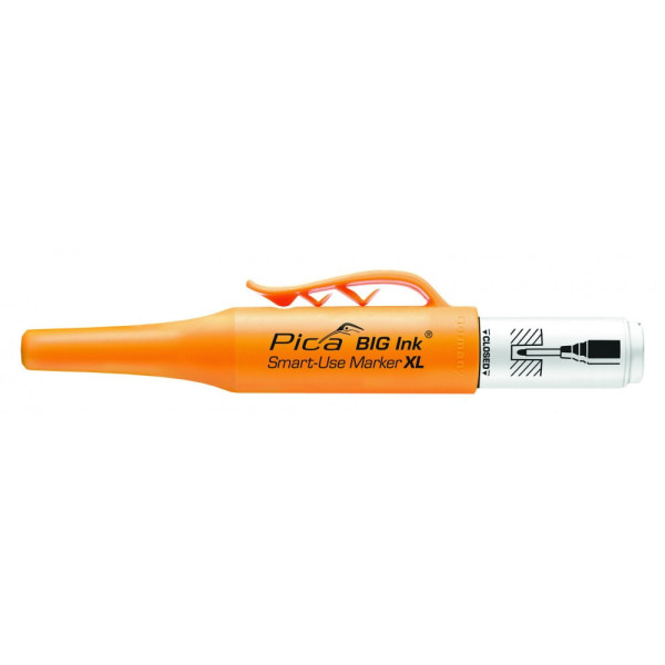 Маркер фирменный с длинным носиком Pica BIG Ink Smart-Use Marker XL, 170/52, белый (170/52)