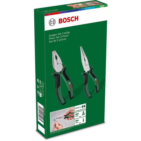 Набір плоскогубців Bosch 1600A0275H, 180 мм, 2 шт. (1600A0275H)