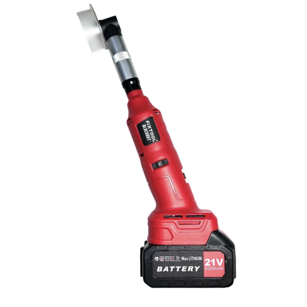 Акумуляторна кутова шліфувальна машина / гравер FIXTOOL Pomogator BLACKOUT Red PR20A (2 АКБ 4.0Ah, 21V) (FIX200RED-4A)