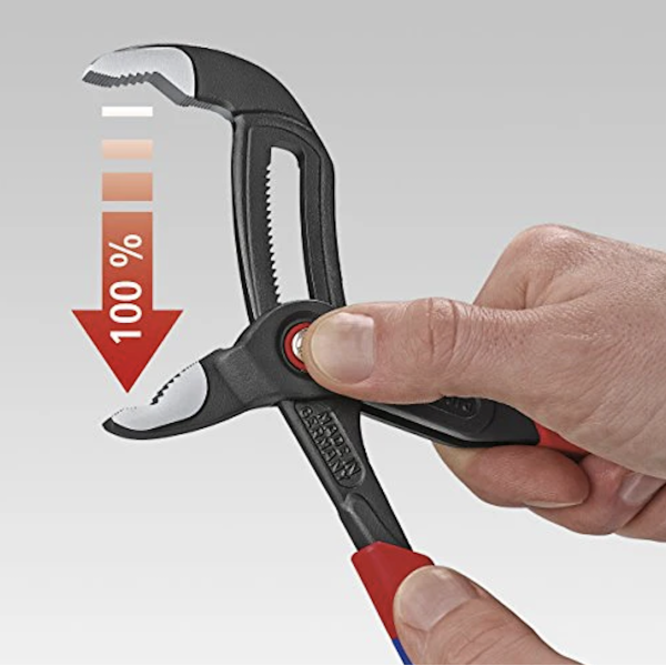 Переставные клещи Knipex Cobra QuickSet (с автопуском) сантехнические, 250 мм (87 21 250)