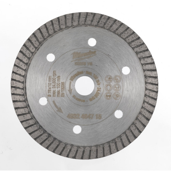 Алмазный диск DHTS 76мм MILWAUKEE (4932464715)