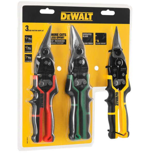 Набір ножиць з металу ERGO Aviation DeWALT (DWHT14676-0)