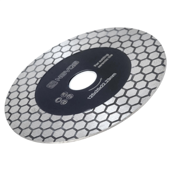 Алмазний диск NOVQO Ceramic 125*1.8*22.23 мм під різ 45 градусів (NQ-E-01)