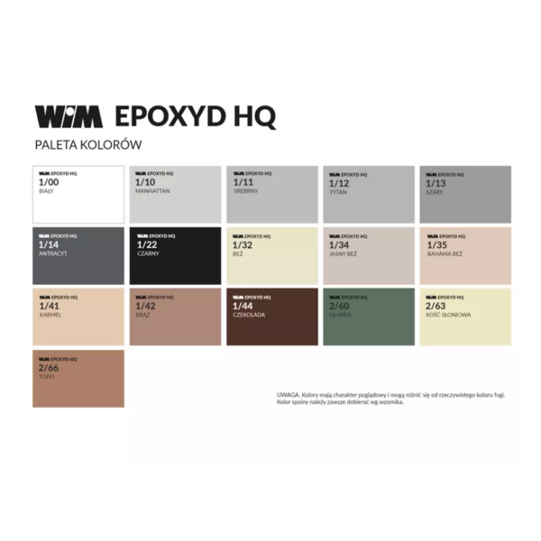 Епоксидна фуга WIM Epoxyd HQ 2/60 - оливковий, 1 кг (2/60-1 HQ)