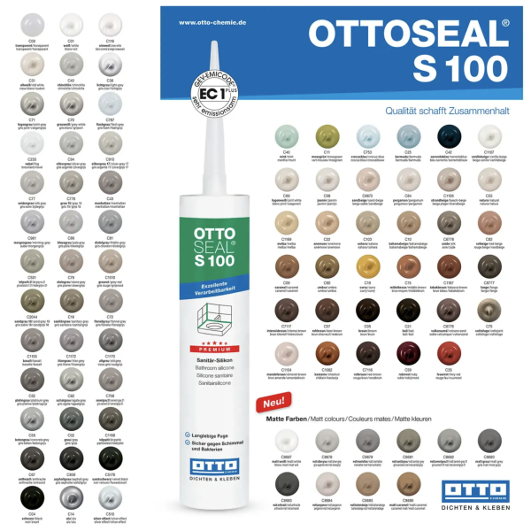 Силиконовый герметик OttoSeal S100 C510 (Silver Effect), 300 мм (S100C510)