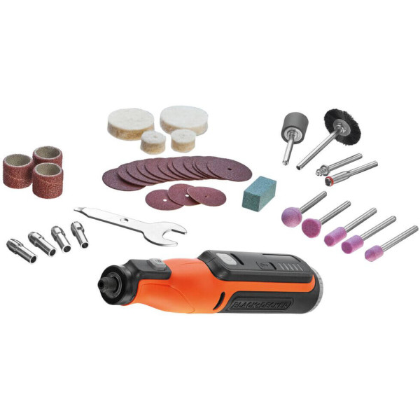 Аккумуляторный многофункциональный инструмент (гравер) BLACK+DECKER (BCRT8I)