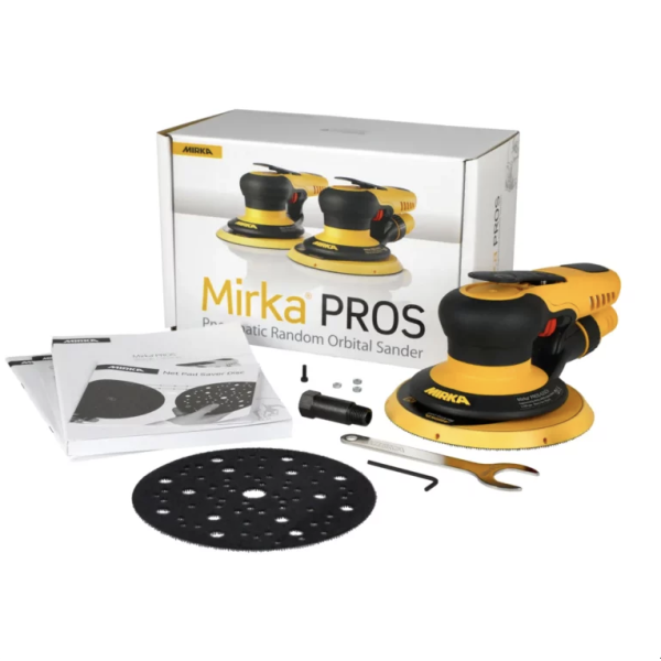 Пневматическая орбитальная шлифмашина Mirka PROS 650CV, подошва 150 мм, орбита 5.0 мм (8995650111)