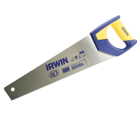 Ножовка по дереву IRWIN Plus 400мм, 8T/9P универсальная (10503622)