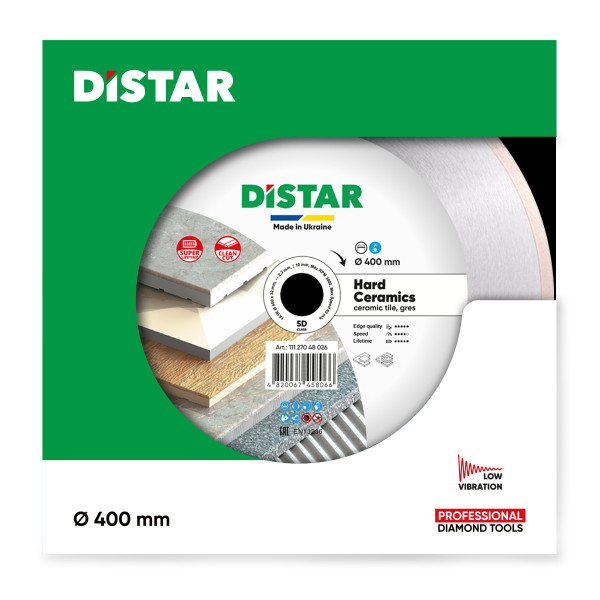 Диск алмазный Distar Hard сeramics 400 мм для керамогранита/керамики (11127048026)