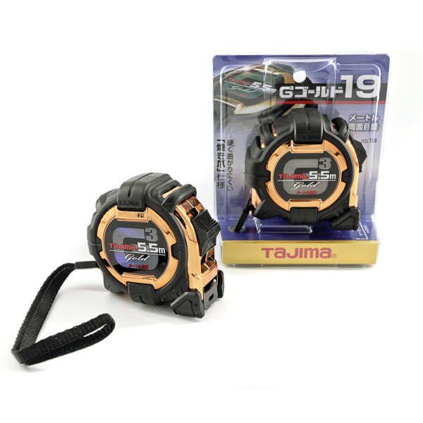 Рулетка строительная TAJIMA G3 LOCK G3GL19-55BL ударопрочная 5,5 м (1001-1662)