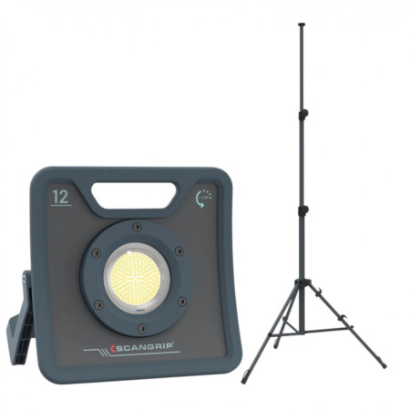 Прожектор переносной SCANGRIP 12 000 lumen NOVA 12 + SCANGRIP TRIPOD 3M for Life (с Bluetooth управлением) (49.0596)