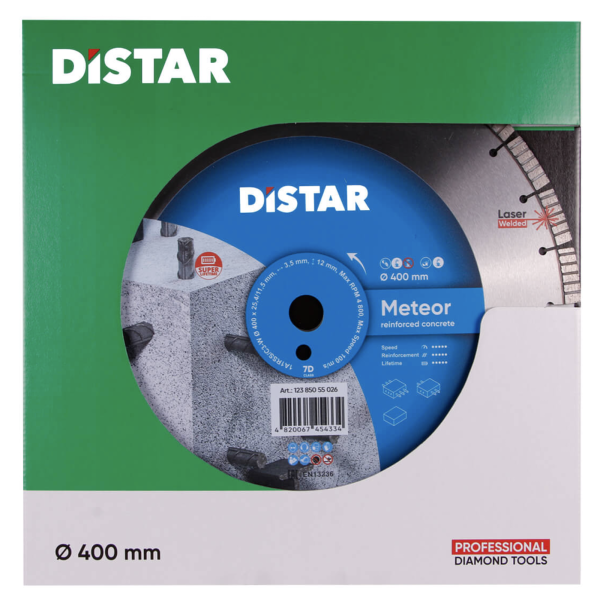 Алмазный диск DISTAR 1A1RSS C3W Meteor 400 мм (12385055026)