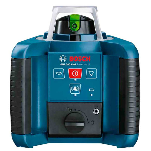 Ротационный лазерный нивелир Bosch Professional GRL 300 HVG в чемодане с приемником LR1, пультом RC1, держателем WM 4, акб, ж/п, очками, мишенью (0601061701)