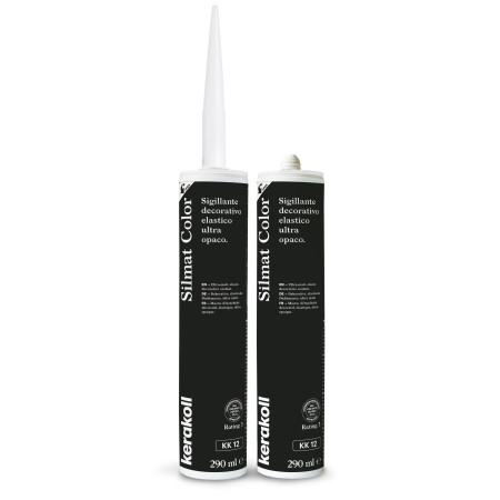 Матовий герметик (силікон) декоративний Kerakoll Silmat Color KK12, 290 мл (KKS12)