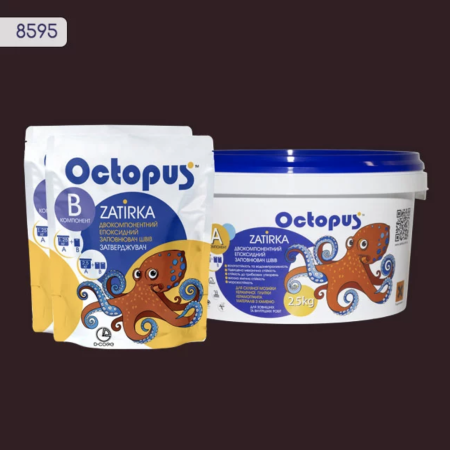 Двокомпонентна епоксидна фуга Octopus Zatirka колір 8595, 2,5 кг (8595-2)
