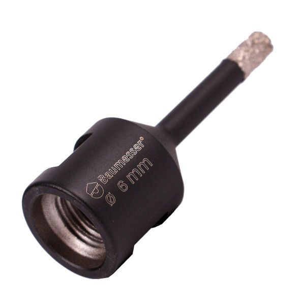 Алмазная коронка Baumesser Keramik Pro 6 мм для сухого сверления М14 (910283018041)