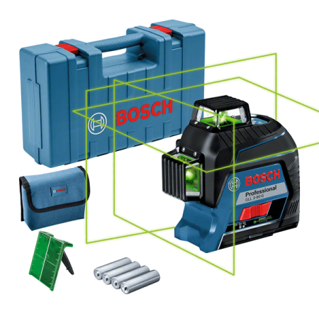 Лазерний нівелір Bosch Professional GLL 3-80 G (0601063Y00)