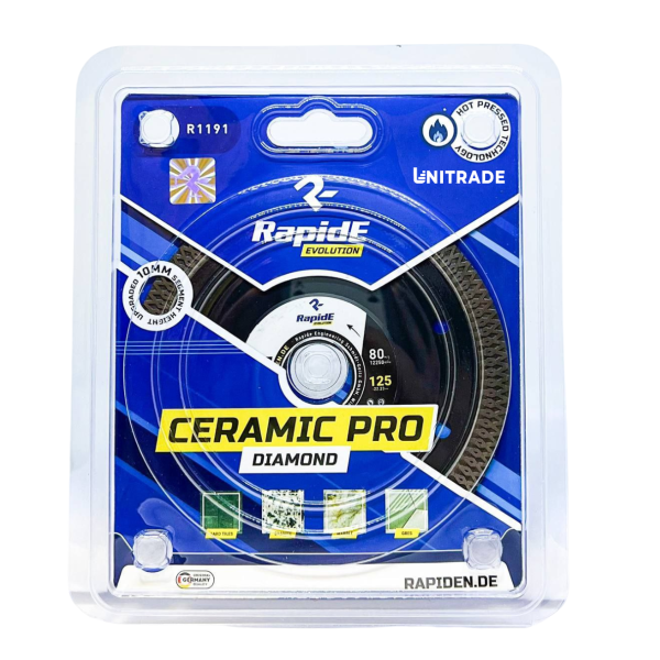 Диск алмазный 125 мм для керамика/керамогранит/мрамор/гранит RapidE CERAMIC PRO (НФ-00002838)