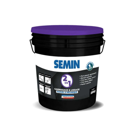 Полимерная шпаклевка для выравнивания поверхности SEMIN AIRLESS 2в1, 25 кг (SM-AIR)