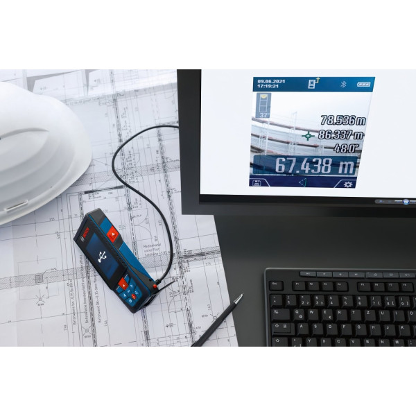 Лазерный дальномер Bosch Professional GLM 150-27 C с чехлом (0601072Z00)