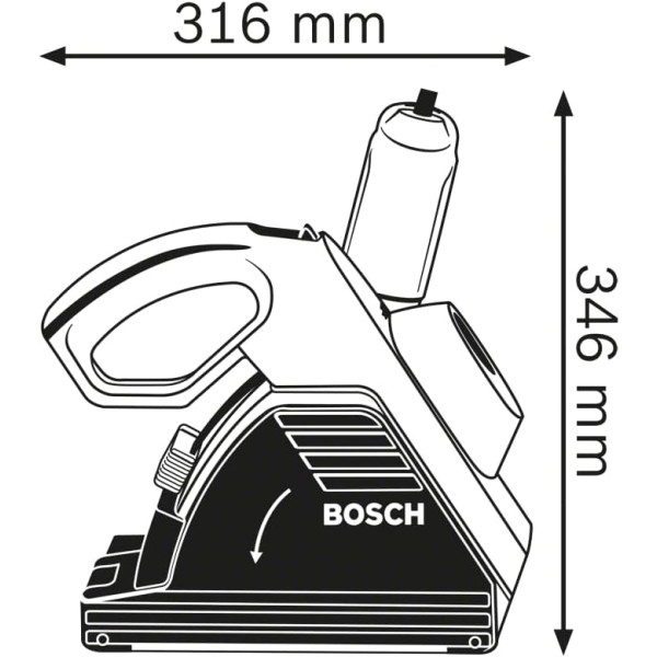 Штроборез Bosch GNF 35 CA (0601621708)
