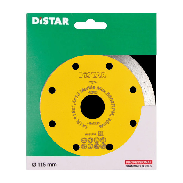 Диск алмазный Distar 1A1R 115x1,4x10x22,23 керамогранита/мрамора/гранита (11115053009)