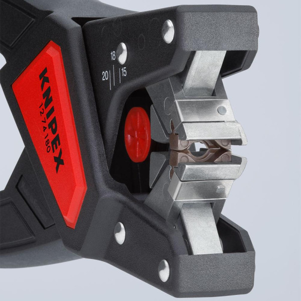 Автоматический стриппер Knipex для удаления изоляции из круглых кабелей (12 74 180 SB)