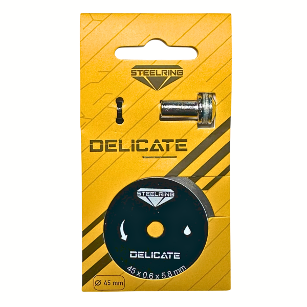 Алмазный диск STEELRING 45x0,6x5,8 мм с держателем (PSB45H)