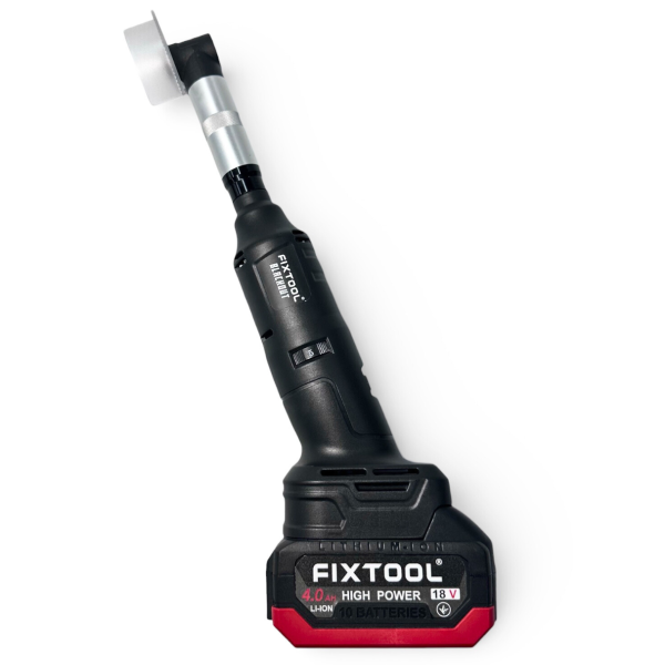 Кутова акумуляторна шліфувальна машина FIXTOOL Pomogator BLACKOUT з 2 АКБ 4A 18V (FIX200WBAT)