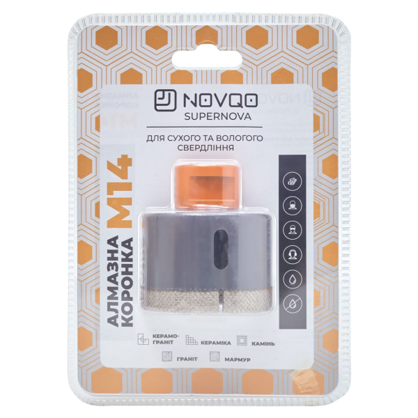 Алмазна коронка NOVQO Supernova 55 мм M14 (BP_1100)