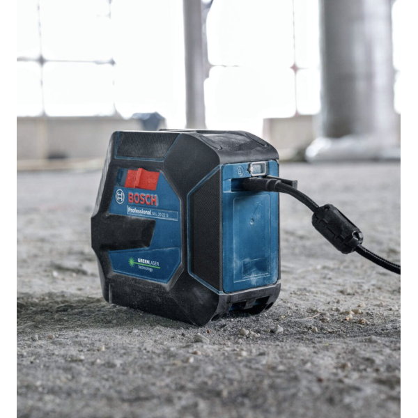 Лазерний нівелір Bosch GLL 20-22 G Professional з батарейками, тримачем LB 10 та аксесуарами (0601065600)