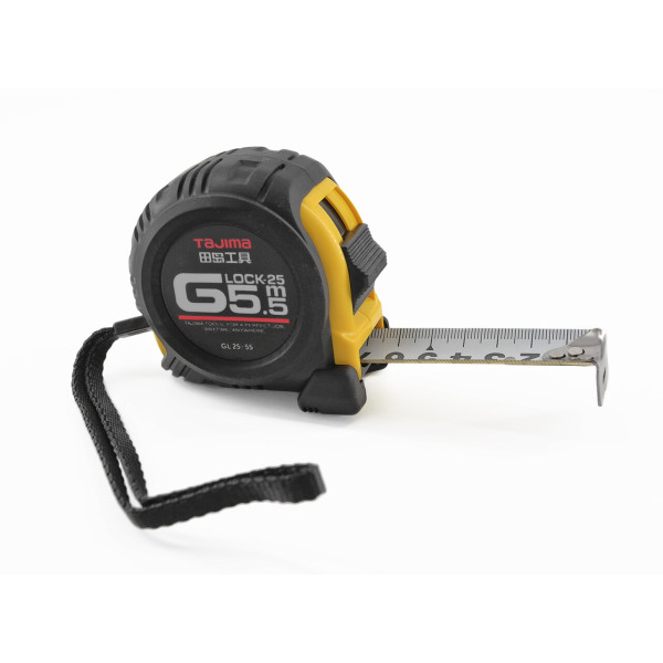 Рулетка строительная TAJIMA G LOCK GL25-55 5,5 м (1001-0221)