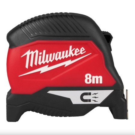 Рулетка магнитная MILWAUKEE MAGNETIC (Gen4), 8 м (30 мм) (4932498770)