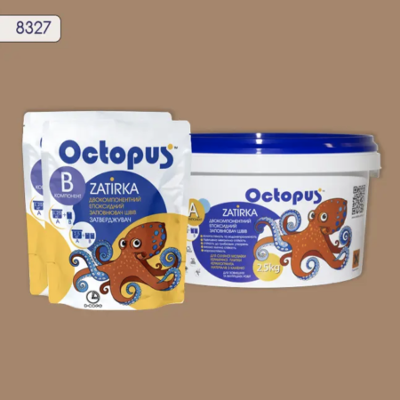 Двокомпонентна епоксидна фуга Octopus Zatirka колір 8327, 2,5 кг (8327-2)