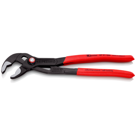 Переставні кліщі Knipex Cobra QuickSet (з автопуском) сантехнічні, 250 мм (87 21 250)