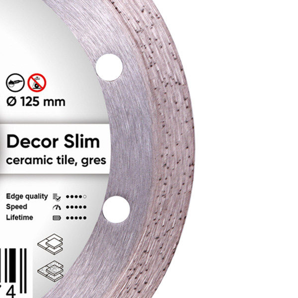Диск алмазный Distar Decor Slim 125 мм для керамогранита/керамики (11115427010)