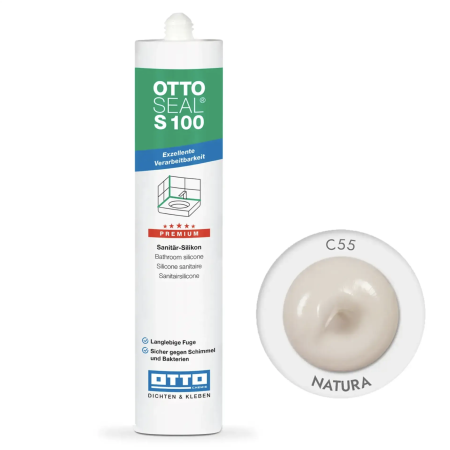 Силиконовый герметик  OttoSeal S100 С55 natura (Starlike evo 208) (S100C55)