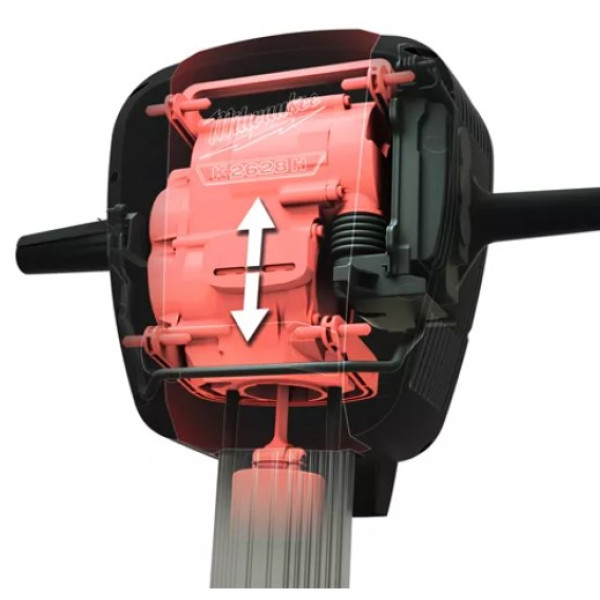 Отбойный молоток MILWAUKEE K 2628 H хвостовик 28 мм Hex. 25 кг 64 Дж (4933471685)