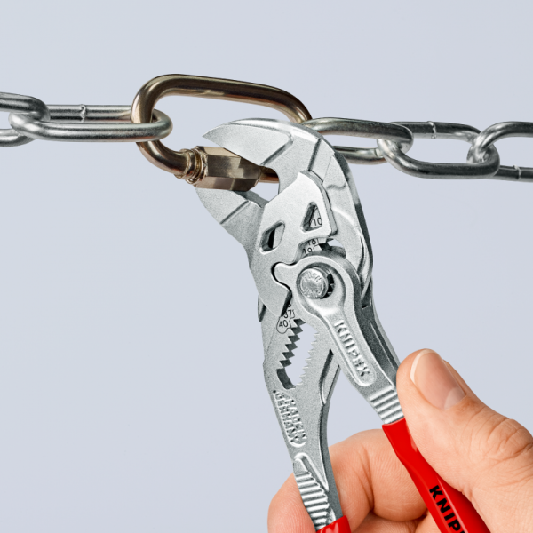 Переставні кліщі Knipex (хромовані), 180 мм (86 03 180)