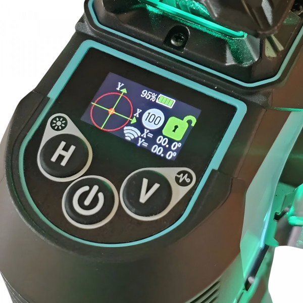 Лазерный уровень Laser Pro 4D (зелёный луч, OSRAM) (GO4CG)
