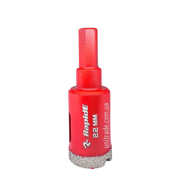 Алмазна коронка RapidE Red Point EVO 22 мм, під дриль (НФ-00001850)