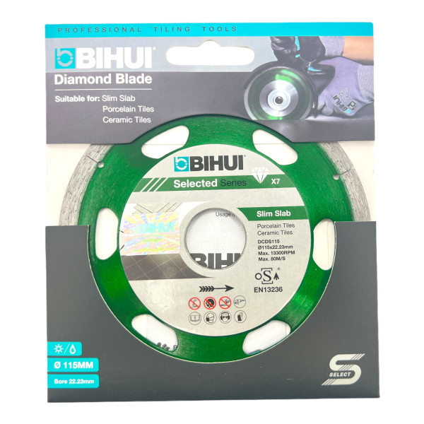 Диск алмазный BIHUI B-SLIM 115 мм для керамогранита и керамики (DCDS115)