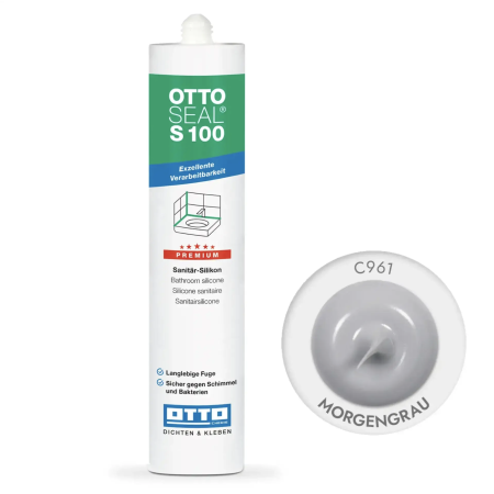 Силиконовый герметик OttoSeal S100 С961 (morgengrau) (S100C961)