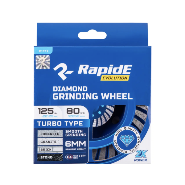Фреза алмазная RAPIDE TURBO TYPE 125Х22.23 (НФ-00000907)