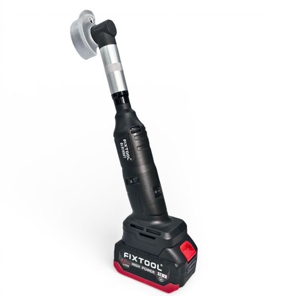 Кутова акумуляторна шліфувальна машина FIXTOOL Pomogator BLACKOUT з 2 АКБ 4A 18V (FIX200WBAT)