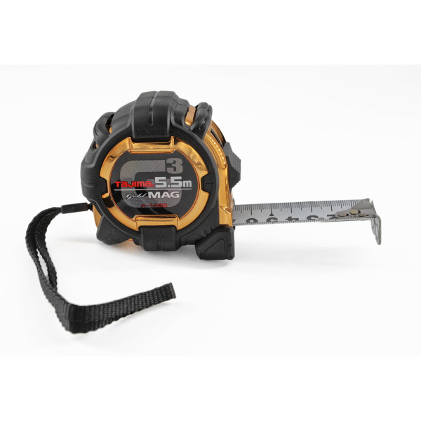 Рулетка будівельна TAJIMA G3 LOCK G3GLM25-55BL 5,5 м магнітна (1001-1882)