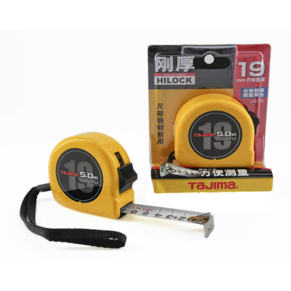 Рулетка строительная TAJIMA GOATU HI LOCK М19-50 5 м (1001-2438)