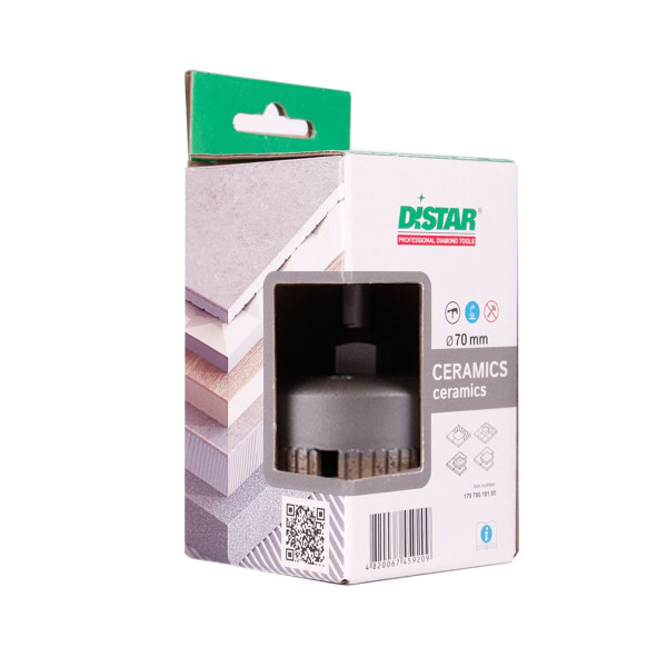 Алмазная коронка DDS-W 70x47мм S10 Ceramics (17978018185)